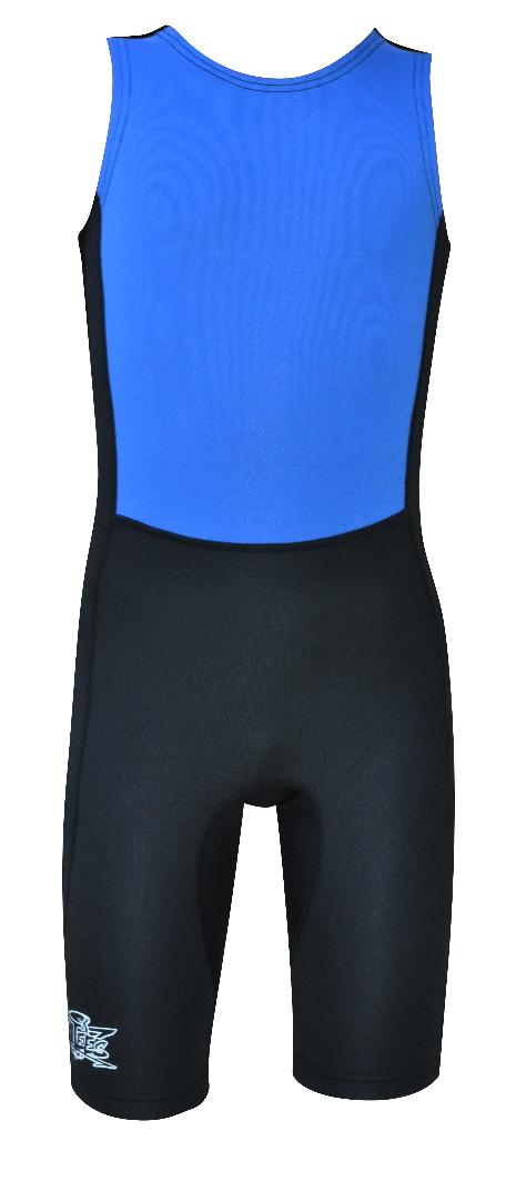 Children's Training Suit Chlorine Resistant Blue Black