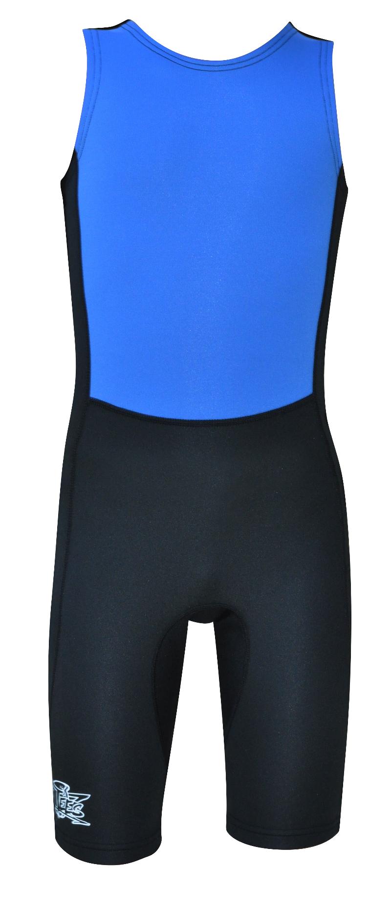 Children's Training Suit Chlorine Resistant Blue Black